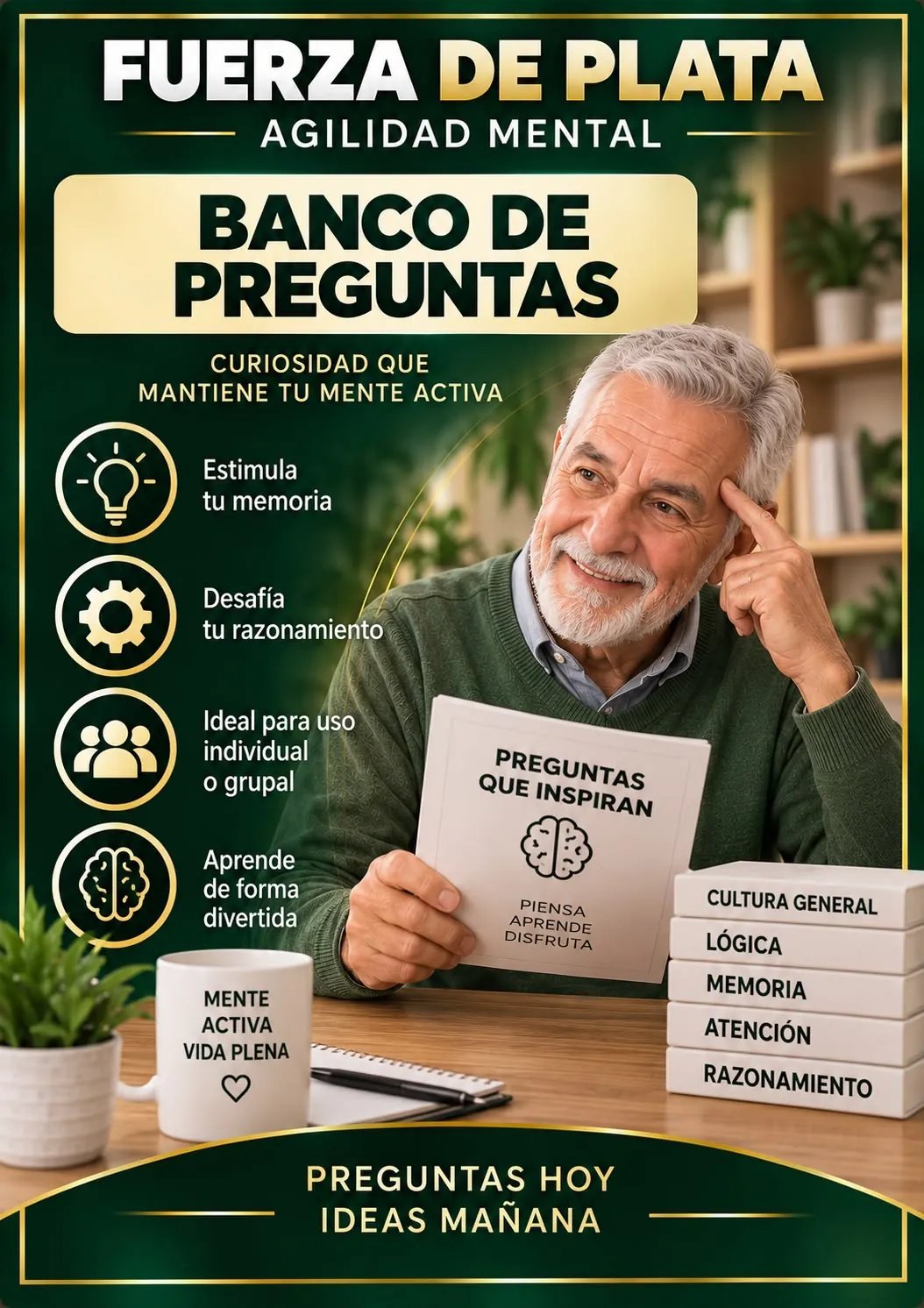 Banco de preguntas para conversación y memoria
