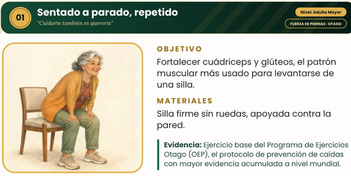 Ficha 01, Sentado a parado: objetivo, materiales y evidencia