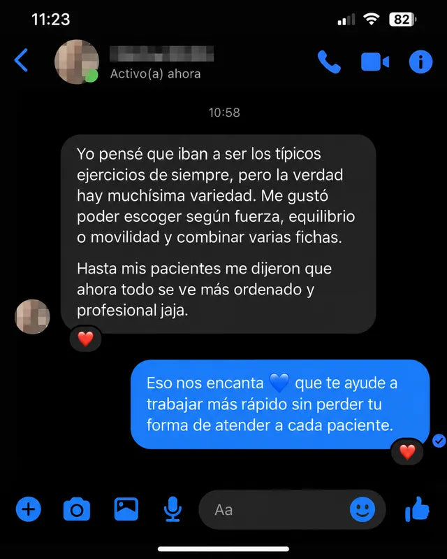 Captura del mensaje de un cliente